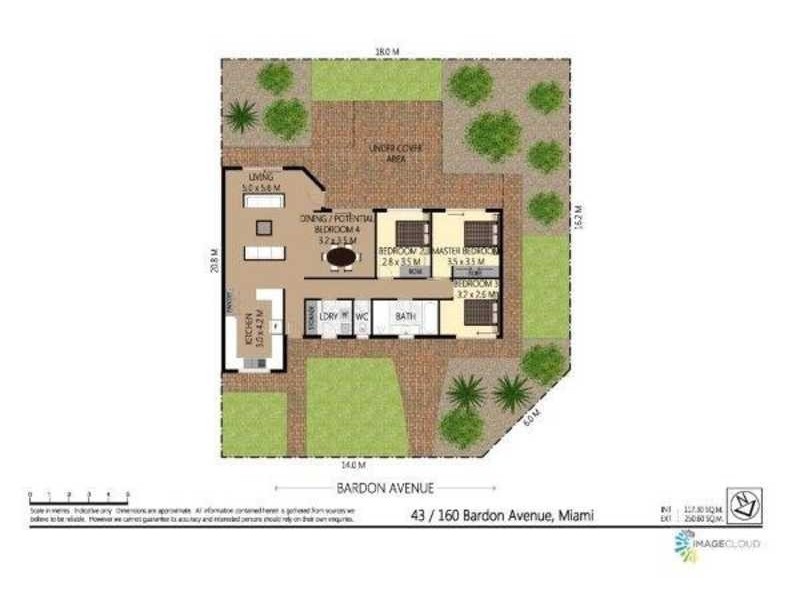 43/160 Bardon Avenue, Miami QLD 4220 Floorplan
