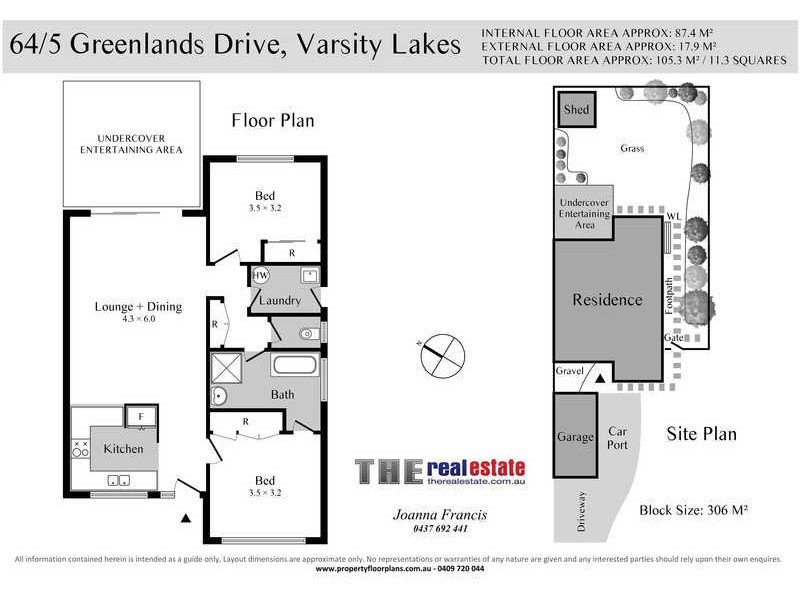 64/5 Greenlands Drive, Varsity Lakes QLD 4227 Floorplan