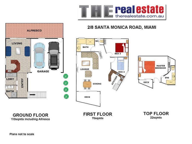 2/8 Santa Monica Road, Miami QLD 4220 Floorplan