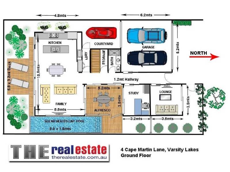 4 Cape Martin Lane, Varsity Lakes QLD 4227 Floorplan