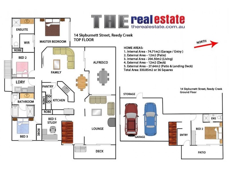 14 Skyburnett Street, Reedy Creek QLD 4227 Floorplan
