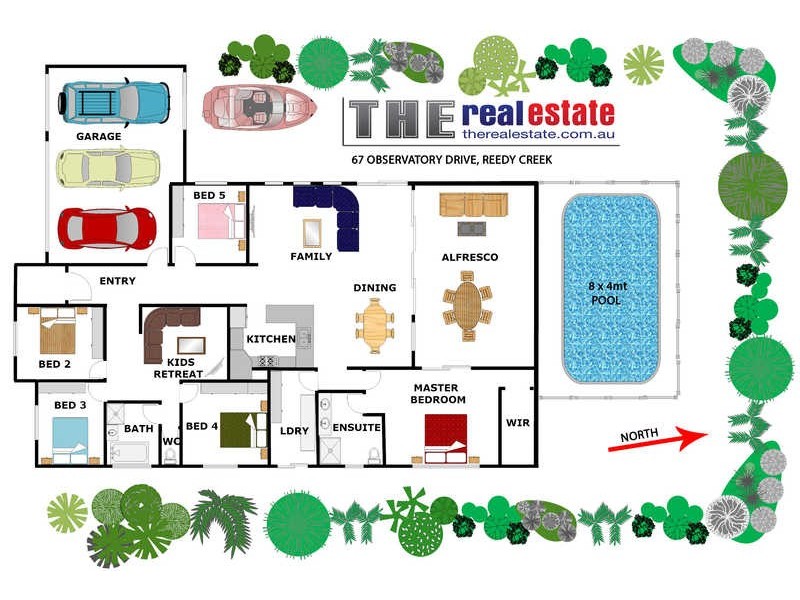 67 Observatory Drive, Reedy Creek QLD 4227 Floorplan
