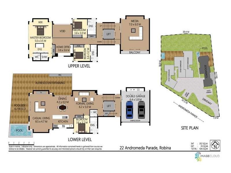 1/22 Andromeda Parade, Robina QLD 4226 Floorplan