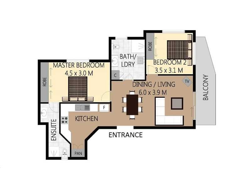 2 Johnston Street, Southport QLD 4215 Floorplan