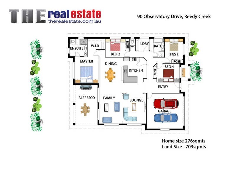 90 Observatory Drive, Reedy Creek QLD 4227 Floorplan
