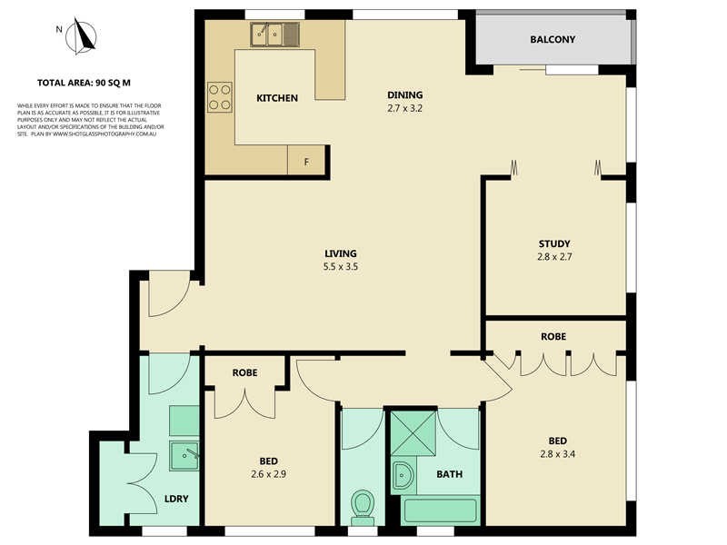 4/28 Dudley Street, Mermaid Beach QLD 4218 Floorplan