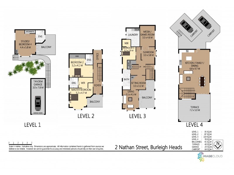 2 Nathan Street, Burleigh Heads QLD 4220 Floorplan
