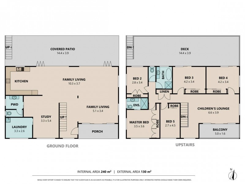 13 Honeyeater Drive, Burleigh Waters QLD 4220 Floorplan