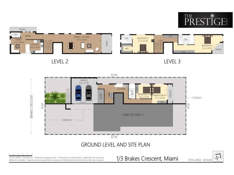 2/3 Brakes Crescent, Miami QLD 4220 Floorplan