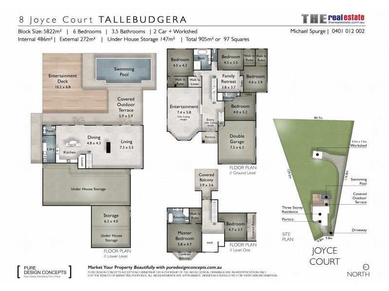 8 Joyce Court, Tallebudgera QLD 4228 Floorplan