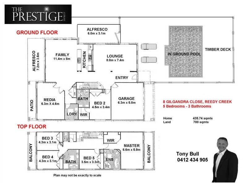 8 Gilgandra Close, Reedy Creek QLD 4227 Floorplan