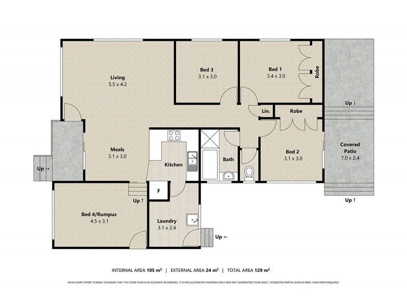 11 Clinton Avenue, Burleigh Waters QLD 4220 Floorplan
