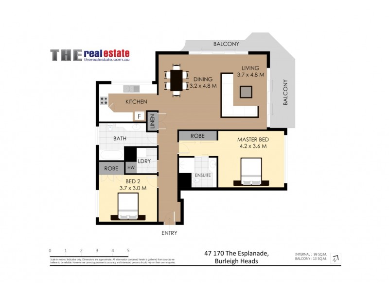 47/170 The Esplanade, Burleigh Heads QLD 4220 Floorplan