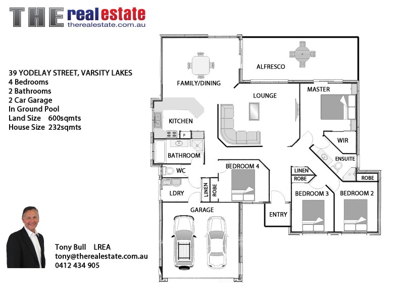 39 Yodelay Street, Varsity Lakes QLD 4227 Floorplan
