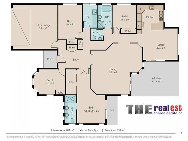 1 Torres Court, Burleigh Waters QLD 4220 Floorplan