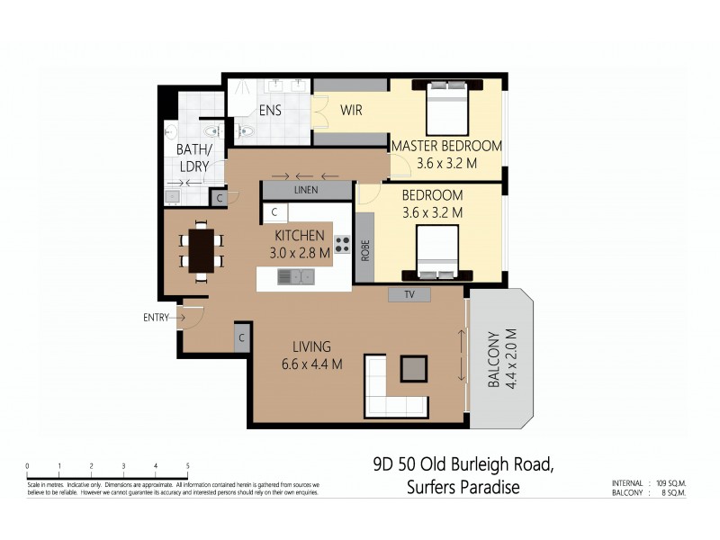 9D/50 Old Burleigh Road, Surfers Paradise QLD 4217 Floorplan