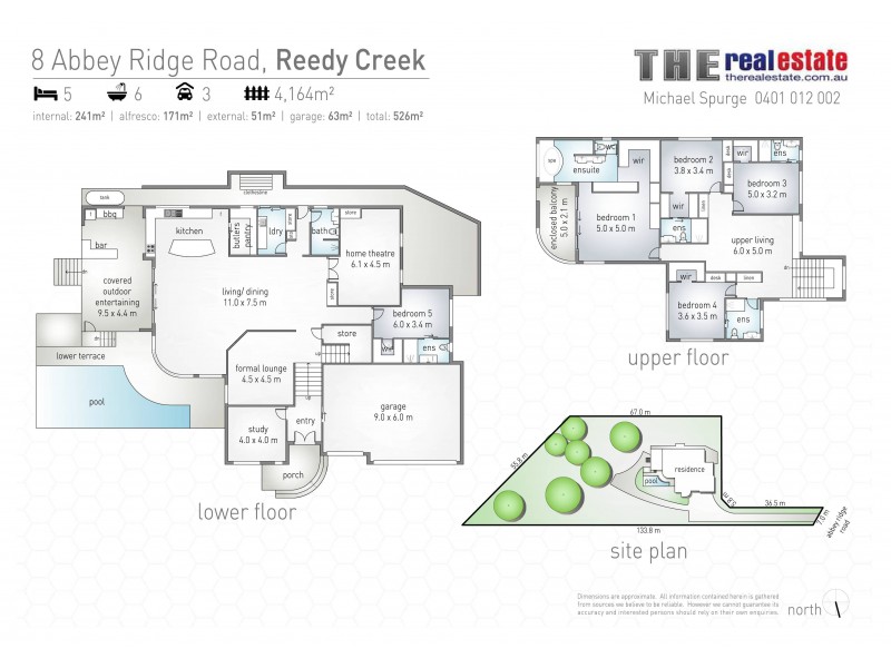 8 Abbey Ridge Road, Reedy Creek QLD 4227 Floorplan
