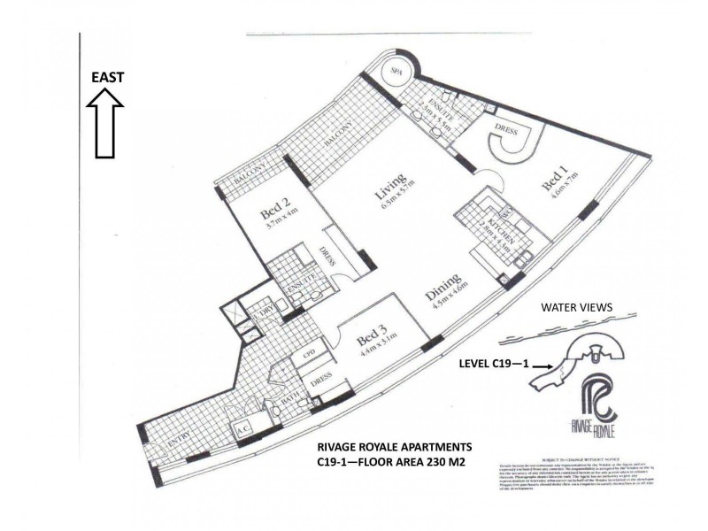 C19-1/75 Brighton Parade, Southport QLD 4215 Floorplan