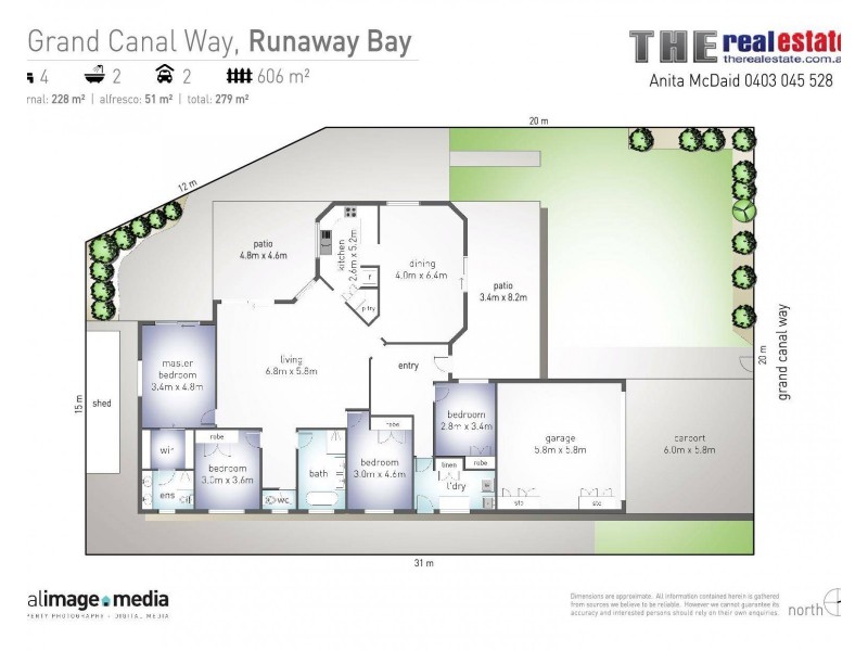 9 Grand Canal Way, Runaway Bay QLD 4216 Floorplan