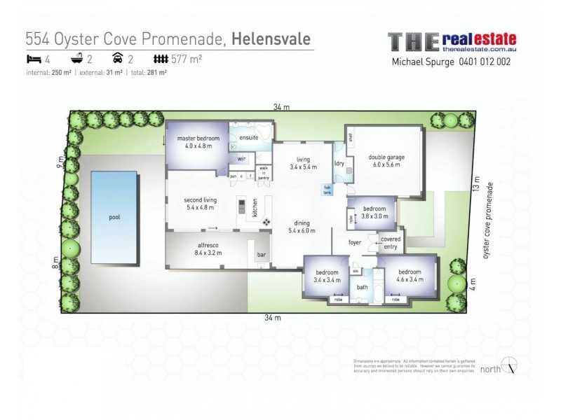 554 Oyster Cove Promenade, Helensvale QLD 4212 Floorplan