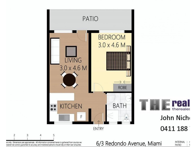 6/3 Redondo Avenue, Miami QLD 4220 Floorplan