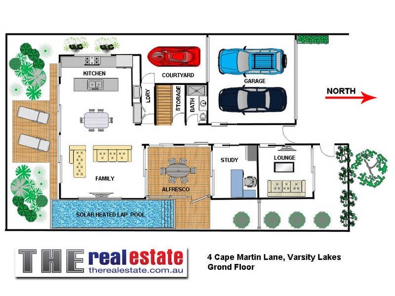 4 Cape Martin Lane, Varsity Lakes QLD 4227 Floorplan