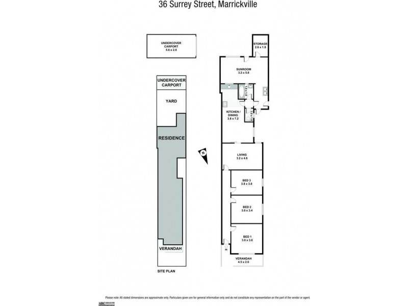 36 Surrey Street, Marrickville NSW 2204 Floorplan