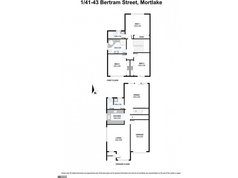 1/41 Bertram Street, Mortlake NSW 2137 Floorplan