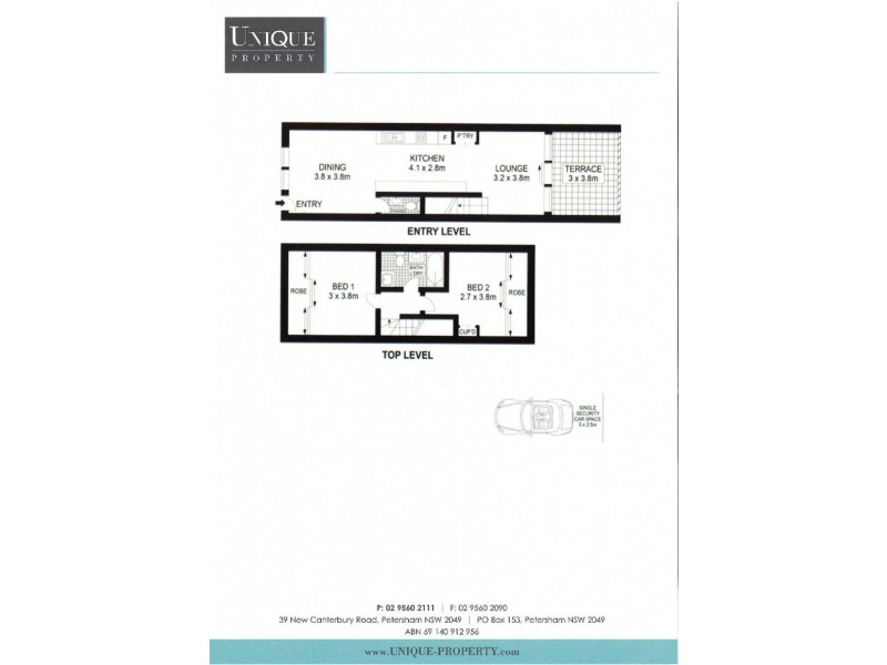 50/9-21 Hillcrest Street, Homebush NSW 2140 Floorplan