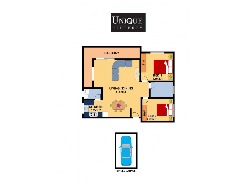 3/77a Croydon Street, Lakemba NSW 2195 Floorplan