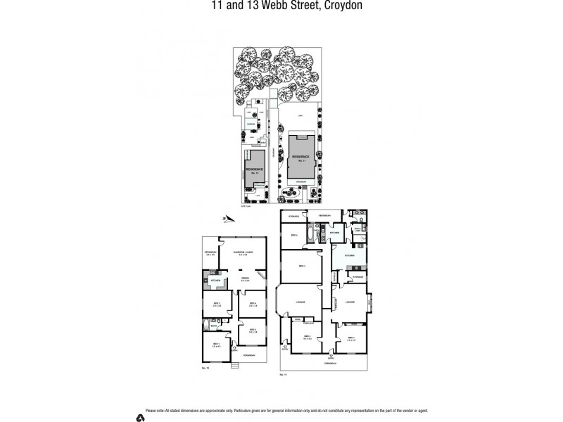 11 & 13 Webb Street, Croydon NSW 2132 Floorplan