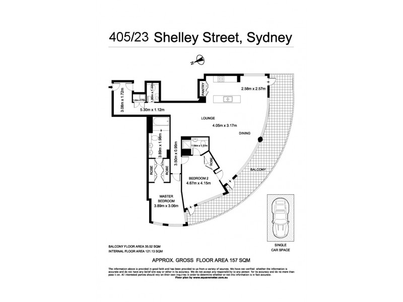 23 Shelley Street, Sydney NSW 2000 Floorplan