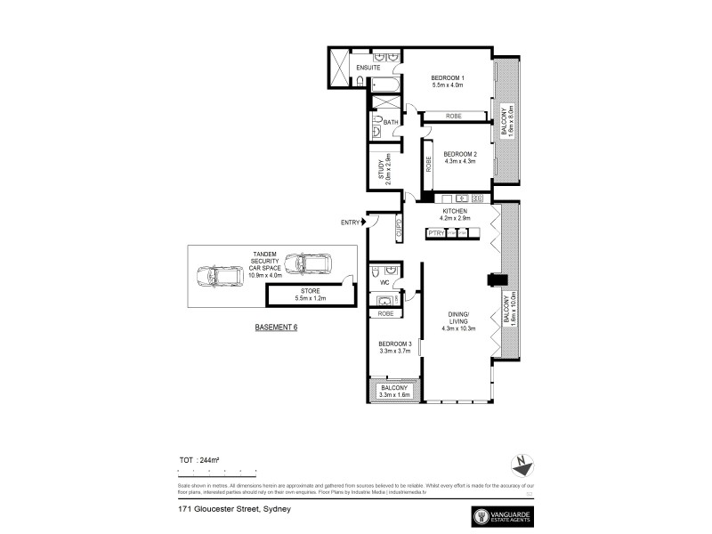 18A/171 Gloucester Street, Sydney NSW 2000 Floorplan
