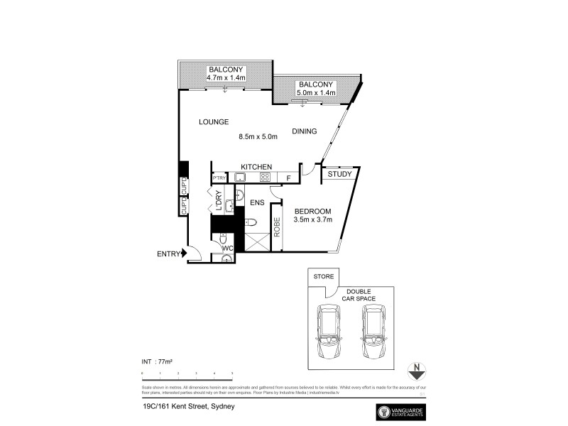19C/161 Kent Street, Sydney NSW 2000 Floorplan