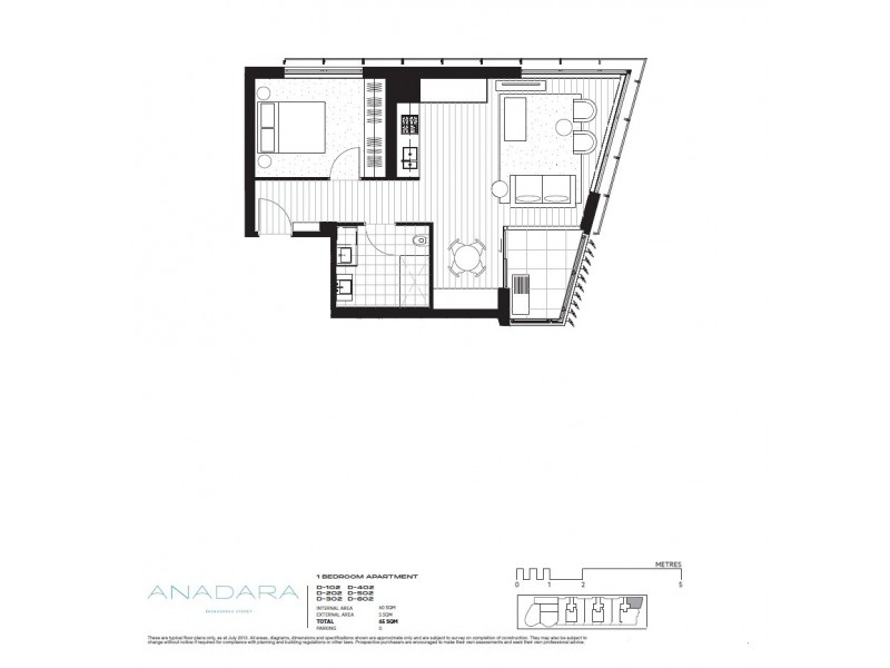 D202/Anadara Bu Globe Street, Sydney NSW 2000 Floorplan