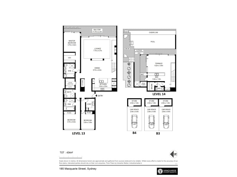 1301/185 Macquarie Street, Sydney NSW 2000 Floorplan