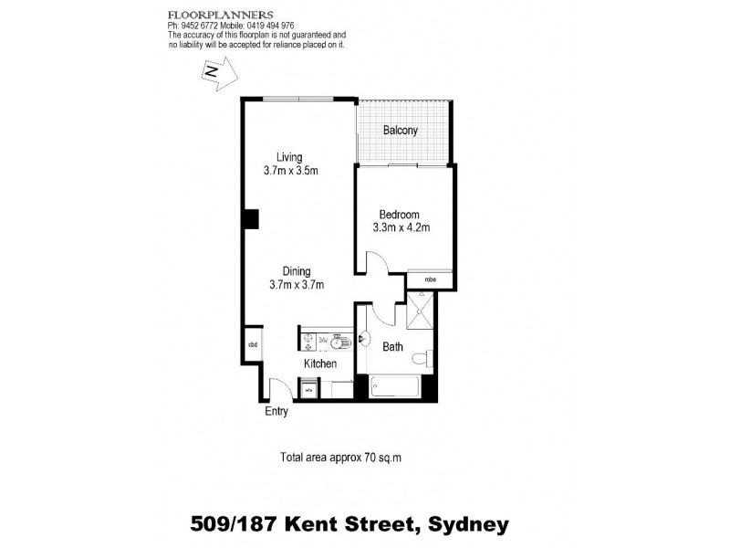 187 Kent Street, Sydney NSW 2000 Floorplan