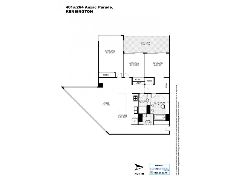 264 Anzac Parade, Kensington NSW 2033 Floorplan