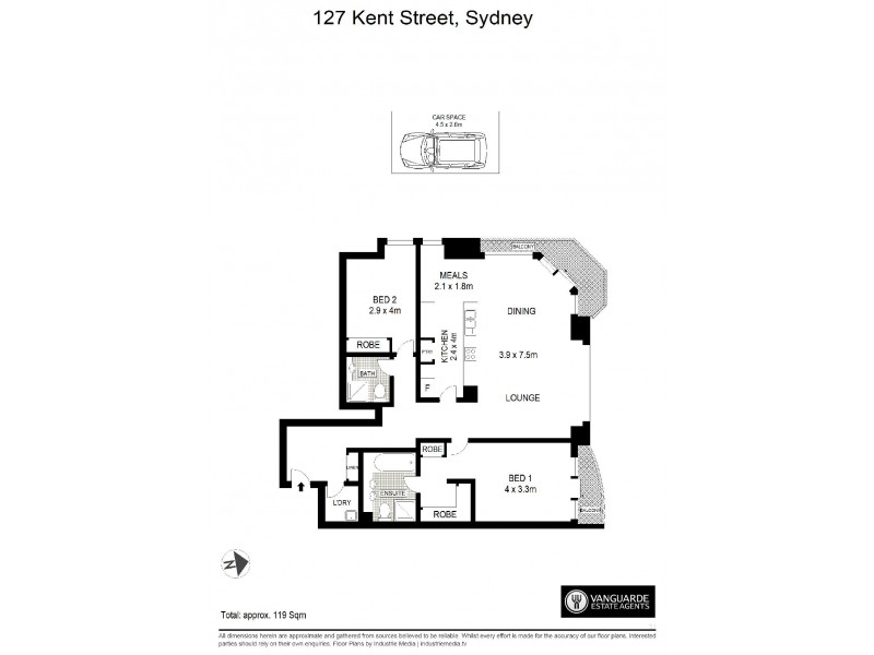127 Kent Street, Sydney NSW 2000 Floorplan