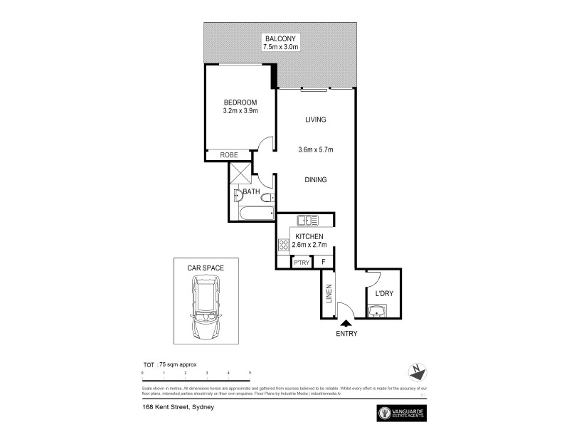 410/168 Kent Street, Sydney NSW 2000 Floorplan