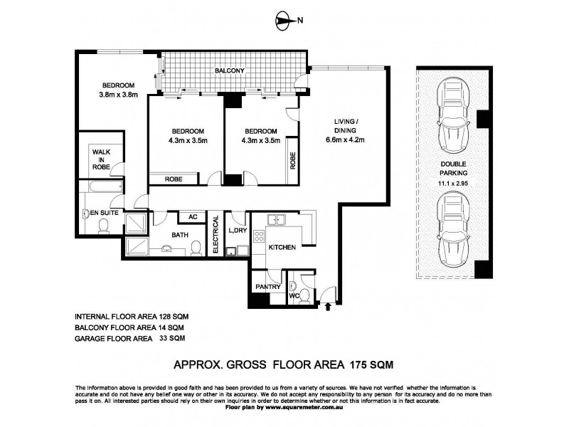1003/183 Kent Street, Sydney NSW 2000 Floorplan