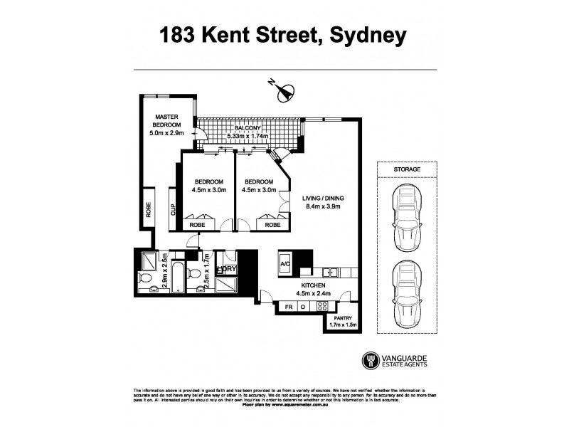 183 Kent Street, Sydney NSW 2000 Floorplan