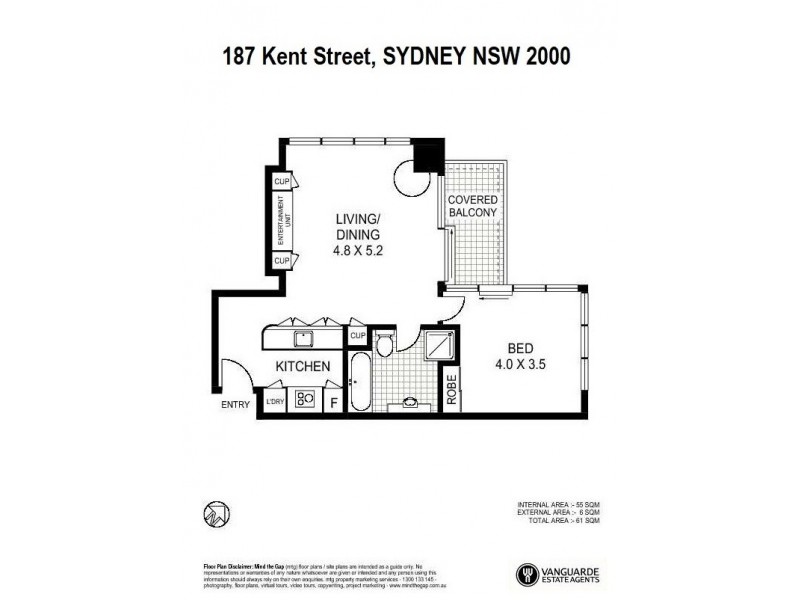 187 Kent Street, Sydney NSW 2000 Floorplan