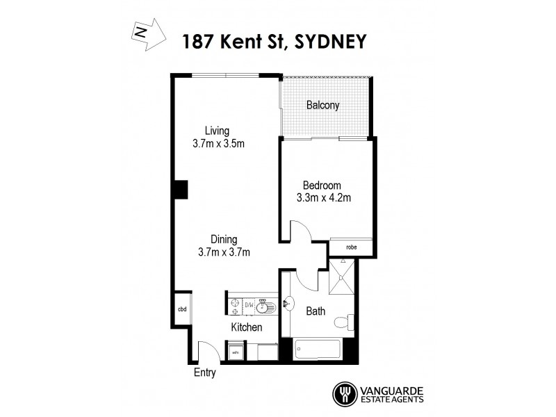 187 Kent Street, Sydney NSW 2000 Floorplan