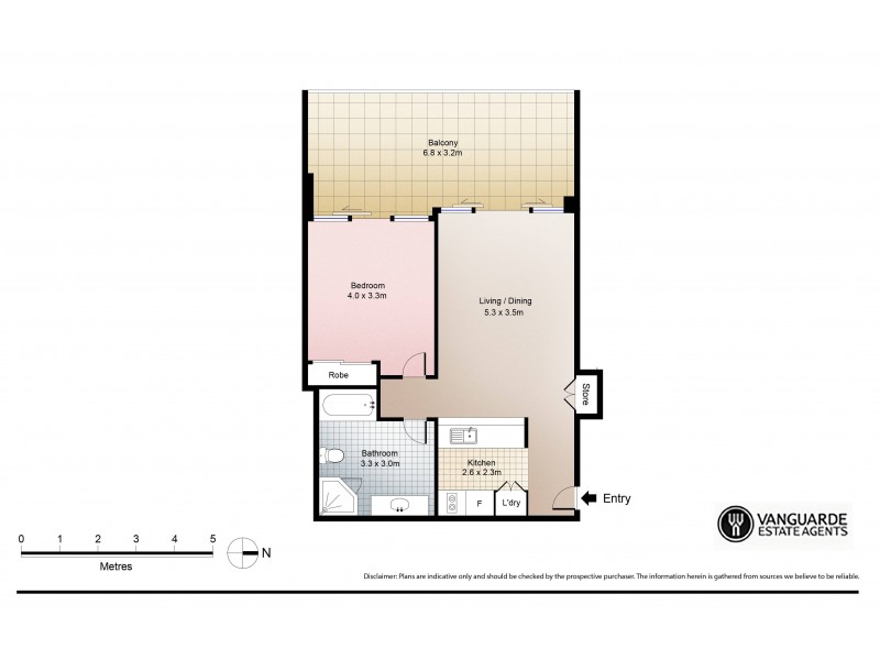 207/187 Kent Street, Sydney NSW 2000 Floorplan