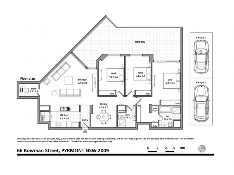 66 Bowman Street, Pyrmont NSW 2009 Floorplan