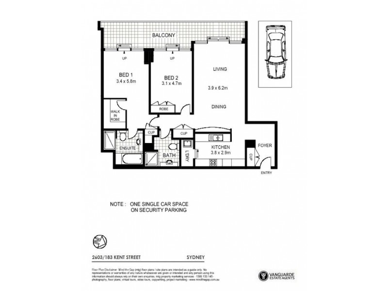 183 Kent Street, Sydney NSW 2000 Floorplan