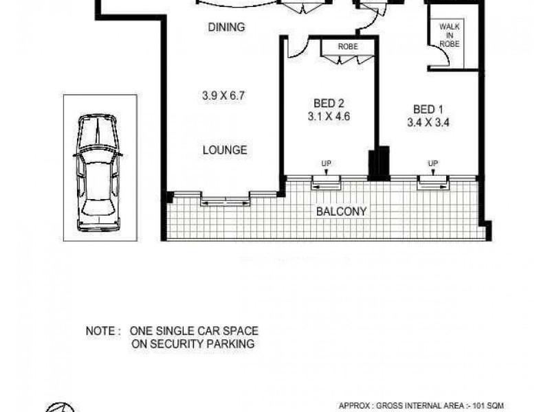 183 Kent Street, Sydney NSW 2000 Floorplan