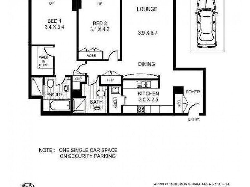 183 Kent Street, Sydney NSW 2000 Floorplan