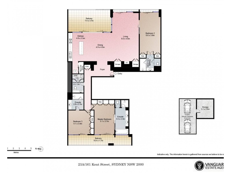 23A/161 Kent Street, Sydney NSW 2000 Floorplan